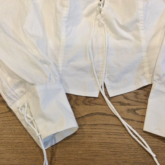 NWT NICHOLAS Tatum Long Sleeve Corset Top SZ 8 - Picture 11 of 13